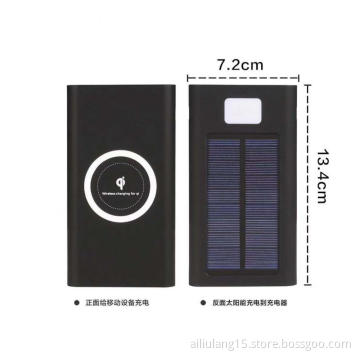 Wireless S8 Solar panel power bank